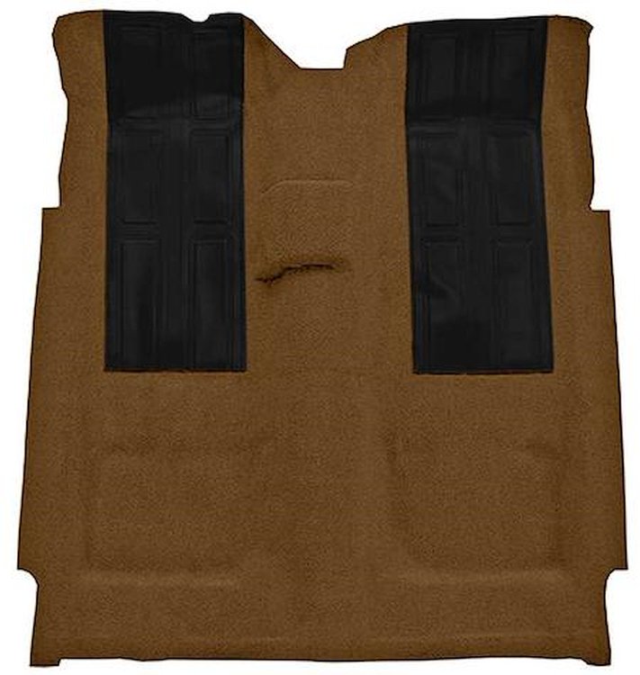 F9293918 1972-73 Ford Torino GT 2-Door Hardtop 4-Speed; Loop Carpet; Kit w/ 2; Black Inserts; Dark Saddle
