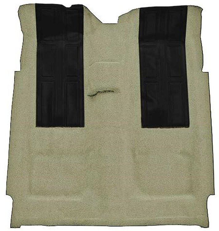 F9293944 1972-73 Ford Torino GT 2-Door Hardtop 4-Speed; Loop Carpet; Kit w/ 2; Black Inserts; Fawn Sandalwood