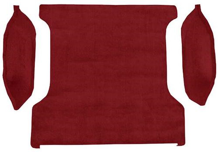 F9310621 1994-96 Ford Bronco Cargo Area; Molded; Cutpile Carpet; Kit; Oxblood