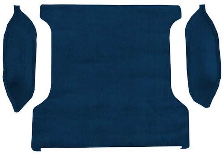 F9310708 1980-93 Ford Bronco Cargo Area; Molded; Cutpile Carpet; Kit; Blue
