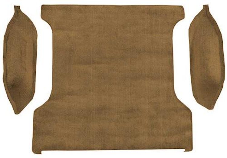 F9310718 1980-93 Ford Bronco Cargo Area; Molded; Cutpile Carpet; Kit; Dark Saddle
