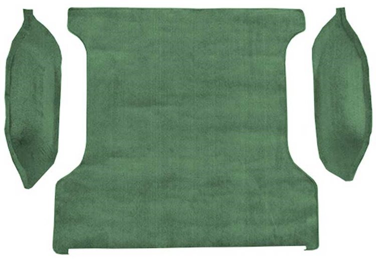 F9310719 1980-93 Ford Bronco Cargo Area; Molded; Cutpile Carpet; Kit; Sage Green