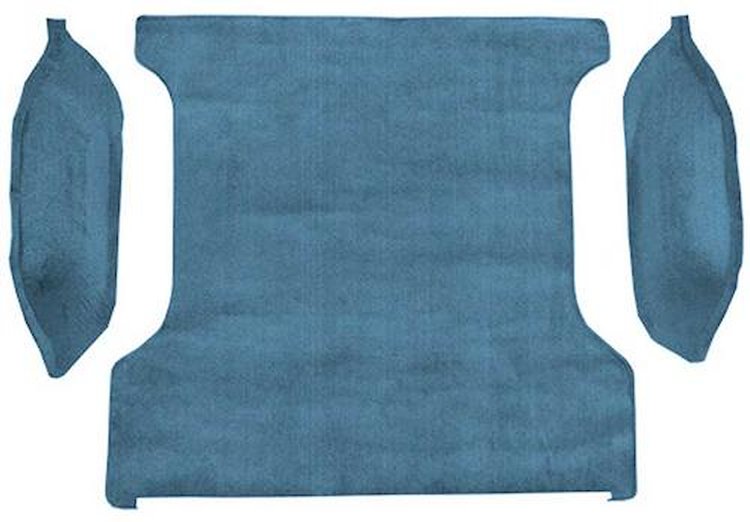 F9310731 1980-93 Ford Bronco Cargo Area; Molded; Cutpile Carpet; Kit; Blue
