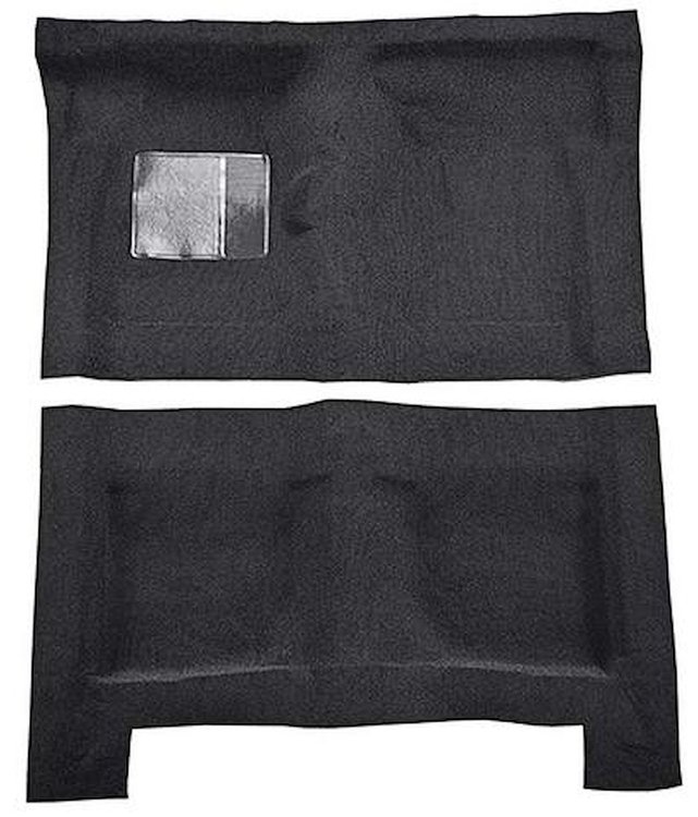 F9446901 1965-68 Galaxie/500 4-Door w/ Floor Shift; Molded Loop Carpet; Kit; Black