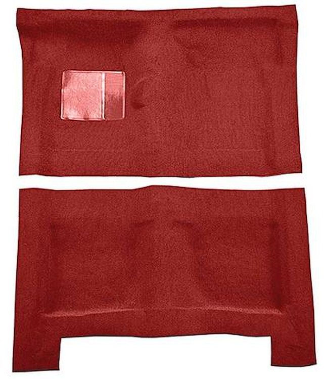F9446902 1965-68 Galaxie/500 4-Door w/ Floor Shift; Molded Loop Carpet; Kit; Red