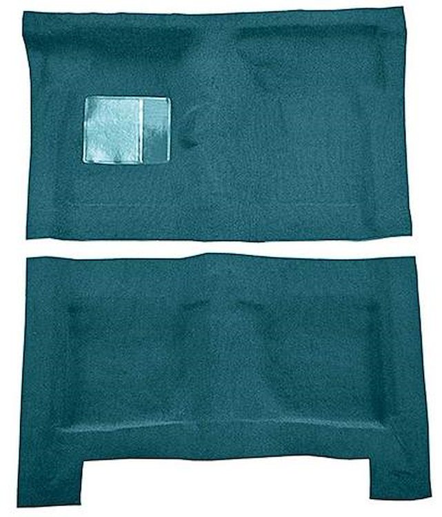 F9446906 1965-68 Galaxie/500 4-Door w/ Floor Shift; Molded Loop Carpet; Kit; Aqua