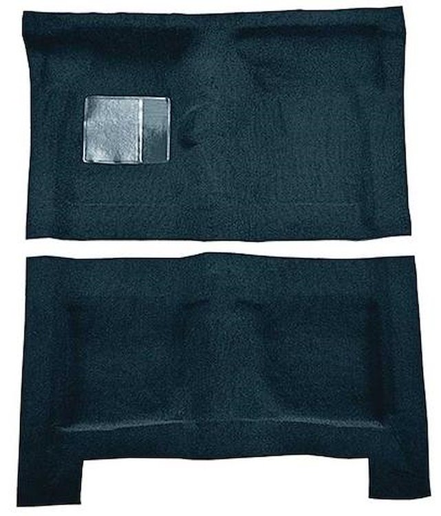 F9446912 1965-68 Galaxie/500 4-Door w/ Floor Shift; Molded Loop Carpet; Kit; Dark Blue