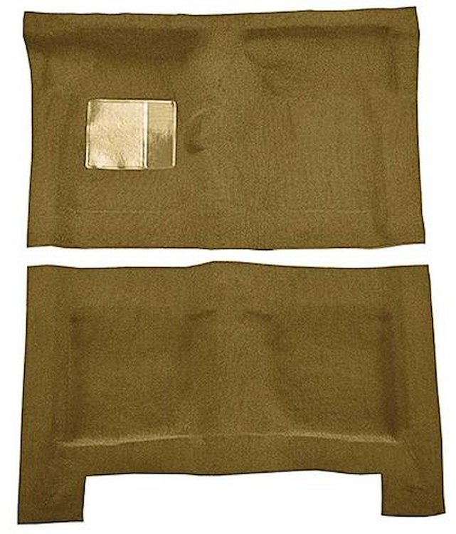 F9446969 1965-68 Galaxie/500 4-Door w/ Floor Shift; Molded Loop Carpet; Kit; Medium Saddle