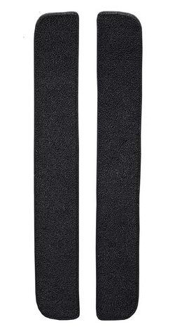 F9549901 1965-72 Ford F-Series 2-Piece Door Panel Insert Set w/ Cardboard - Loop - Black
