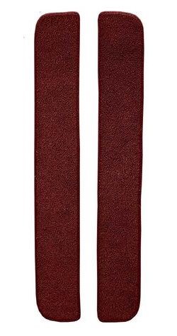 F9549915 1965-72 Ford F-Series 2-Piece Door Panel Insert Set w/ Cardboard - Loop - Maroon