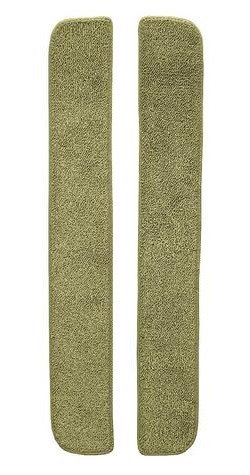 F9549944 1965-72 Ford F-Series 2-Piece Door Panel Insert Set w/ Cardboard - Loop - Fawn Sandalwood