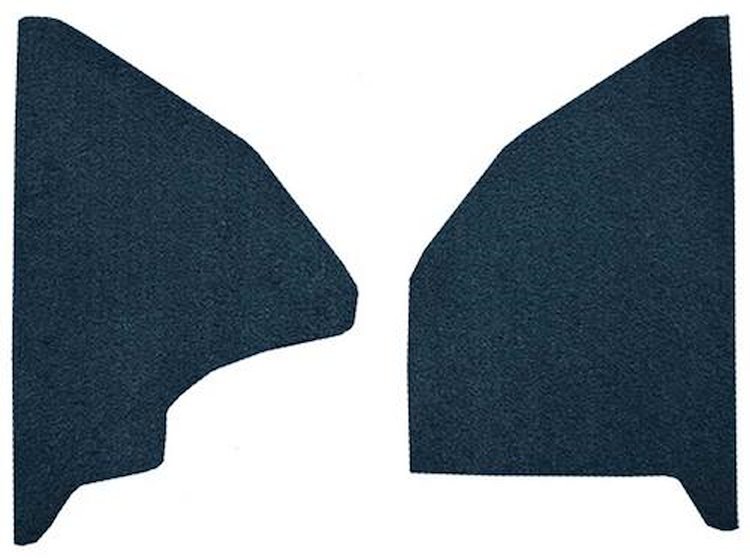 F9551412 1973 Ford F-Series Kick Panel Inserts w/ Mass Backing - Loop - Dark Blue