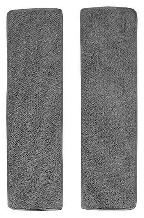 F9552747 1948-52 Ford F-Series 2-Piece Door Panel Insert Set w/o Cardboard; Loop Carpet; Kit; Gunmetal Gray