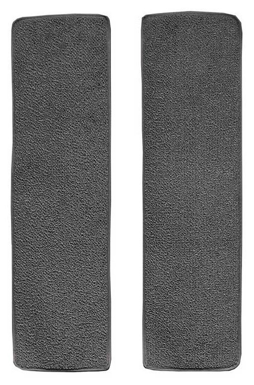 F9552757 1948-52 Ford F-Series 2-Piece Door Panel Insert Set w/o Cardboard; Loop Carpet; Kit; Charcoal
