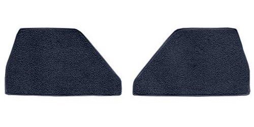 F9552812 1948-52 Ford F-Series Kick Panel Inserts w/o Cardboard; Loop Carpet; Kit; Dark Blue
