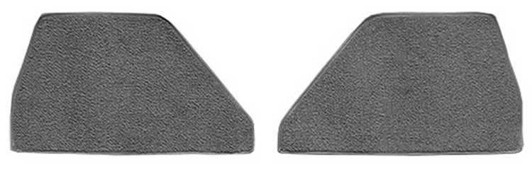 F9552847 1948-52 Ford F-Series Kick Panel Inserts w/o Cardboard; Loop Carpet; Kit; Gunmetal Gray