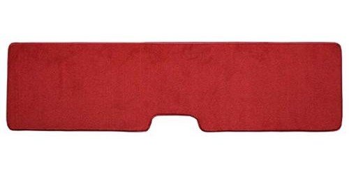F9558492 1978-79 Ford Bronco; Tailgate Cover Carpet Kit; Cutpile With Mass Backing; Flame Red