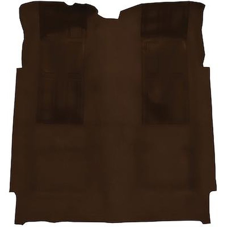 F9600730 1972-73 Ford Torino GT 2-Door Automatic; Loop Carpet; Kit w/ 2 Dark Brown Inserts; Dark Brown