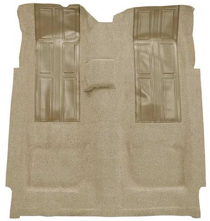 F9602344 1972-73 Ford Torino GT 2-Door 4-Speed; Loop Carpet; Kit w/ 2 Fawn Inserts; Fawn Sandalwood