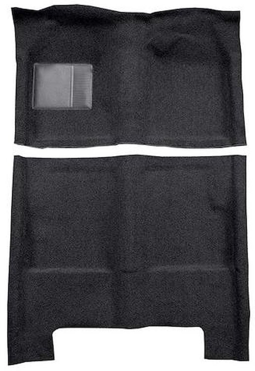 F9710301 1960-65 Falcon/Comet 4-Door Wagon Molded Loop Carpet; Kit; Black