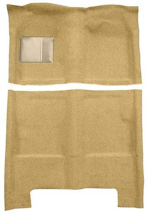 F9710309 1960-65 Falcon/Comet 4-Door Wagon Molded Loop Carpet; Kit; Ivy Gold