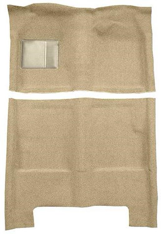 F9710344 1960-65 Falcon/Comet 4-Door Wagon Molded Loop Carpet; Kit; Fawn Sandalwood