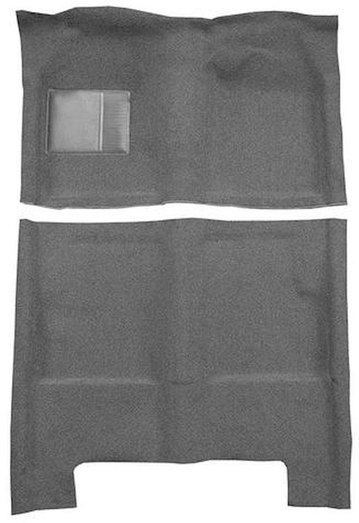 F9710347 1960-65 Falcon/Comet 4-Door Wagon Molded Loop Carpet; Kit; Gunmetal Gray