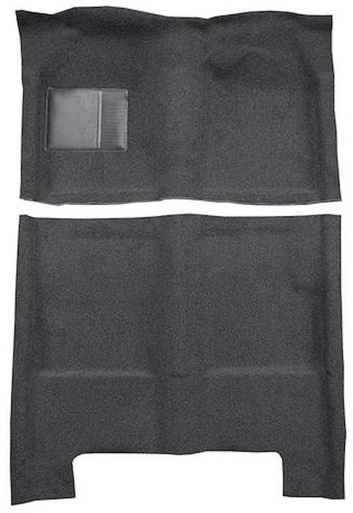F9710357 1960-65 Falcon/Comet 4-Door Wagon Molded Loop Carpet; Kit; Charcoal