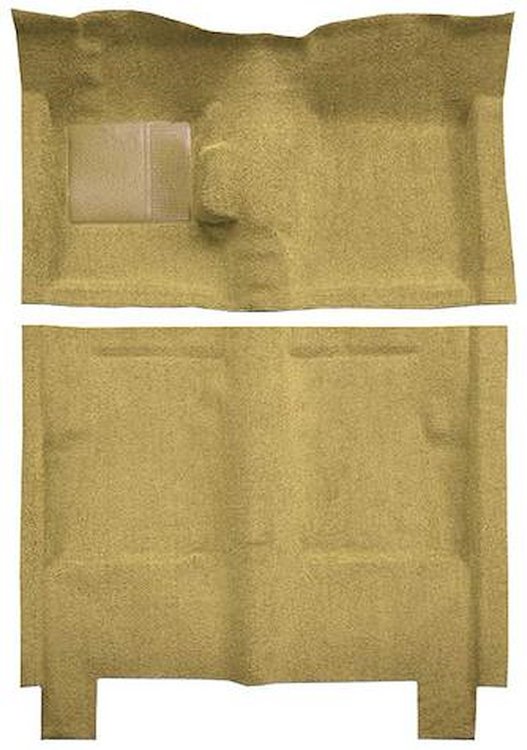 F9722409 1960-65 Falcon/Comet 4-Door Wagon w/ Floor Shift Molded Loop Carpet; Kit; Ivy Gold