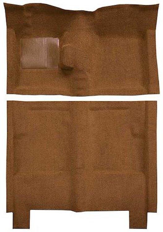 F9722418 1960-65 Falcon/Comet 4-Door Wagon w/ Floor Shift Molded Loop Carpet; Kit; Dark Saddle