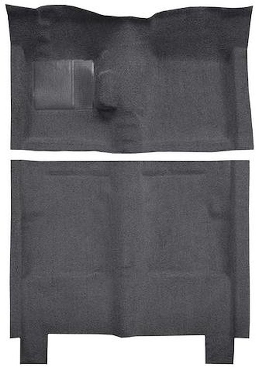 F9722457 1960-65 Falcon/Comet 4-Door Wagon w/ Floor Shift Molded Loop Carpet; Kit; Charcoal