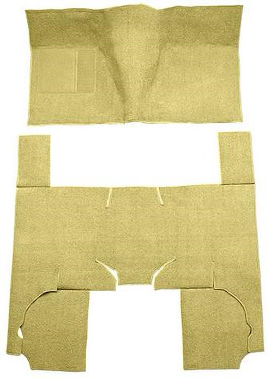 F9736209 1963-65 Fairlane/Meteor 4-Door Wagon; Molded Loop Carpet; Kit; Ivy Gold