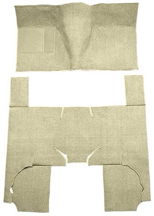 F9736244 1963-65 Fairlane/Meteor 4-Door Wagon; Molded Loop Carpet; Kit; Fawn Sandalwood