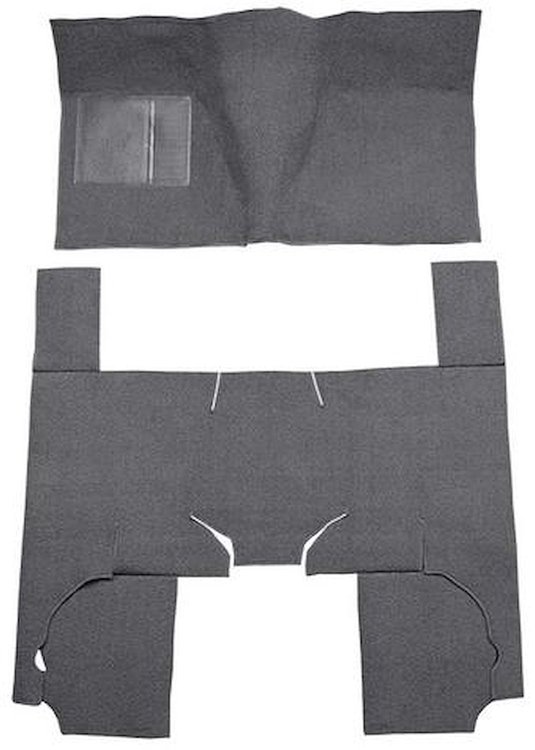 F9736247 1963-65 Fairlane/Meteor 4-Door Wagon; Molded Loop Carpet; Kit; Gunmetal Gray
