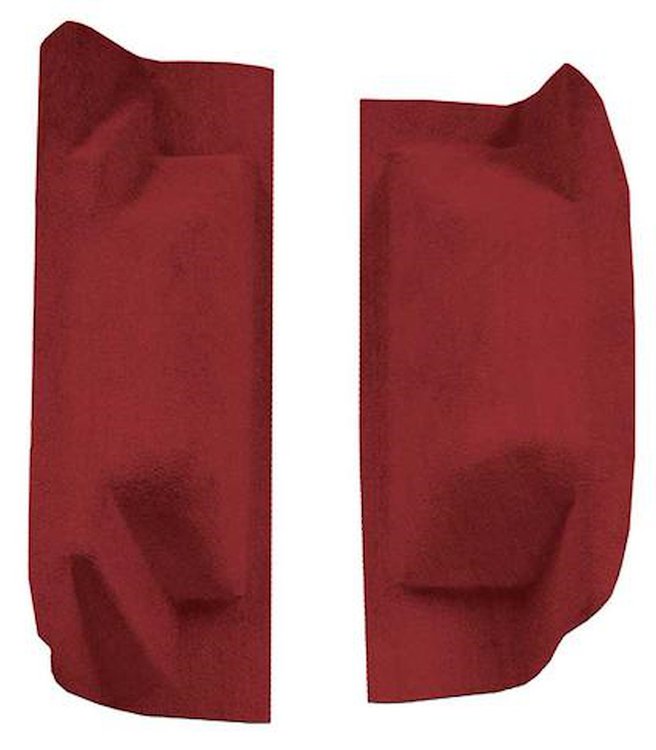 F9758402 1966-73 Ford Bronco w/ 2 Gas Tanks; 2-Piece Wheel Well; Loop Carpet; Kit; Red