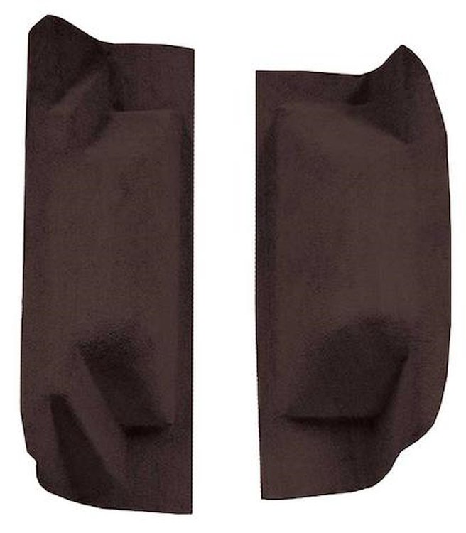 F9758430 1966-73 Ford Bronco w/ 2 Gas Tanks; 2-Piece Wheel Well; Loop Carpet; Kit; Dark Brown