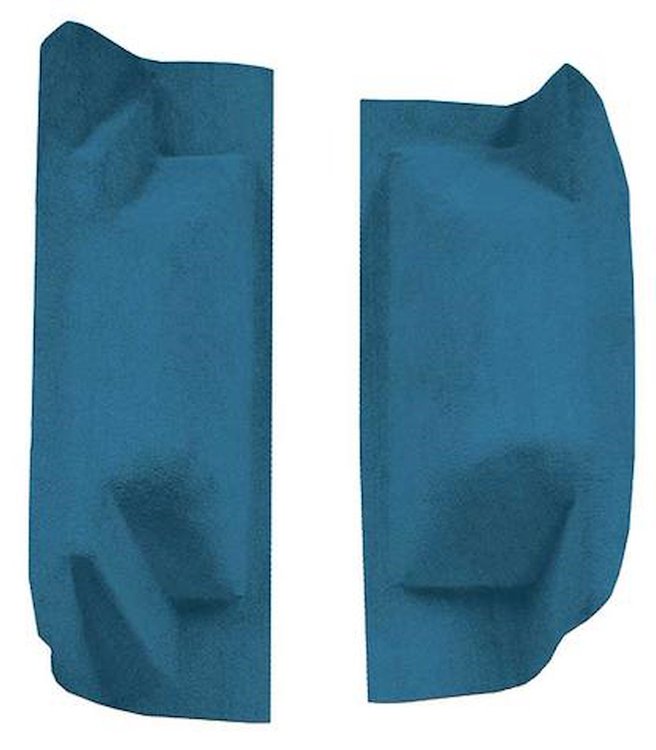 F9758441 1966-73 Ford Bronco w/ 2 Gas Tanks; 2-Piece Wheel Well; Loop Carpet; Kit; Medium Blue
