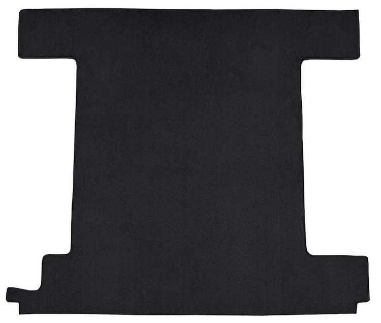 F9762301 1974-76 Ford Bronco w/ 1 Gas Tank; Back Panel; Molded; Cutpile Carpet; Kit; Black