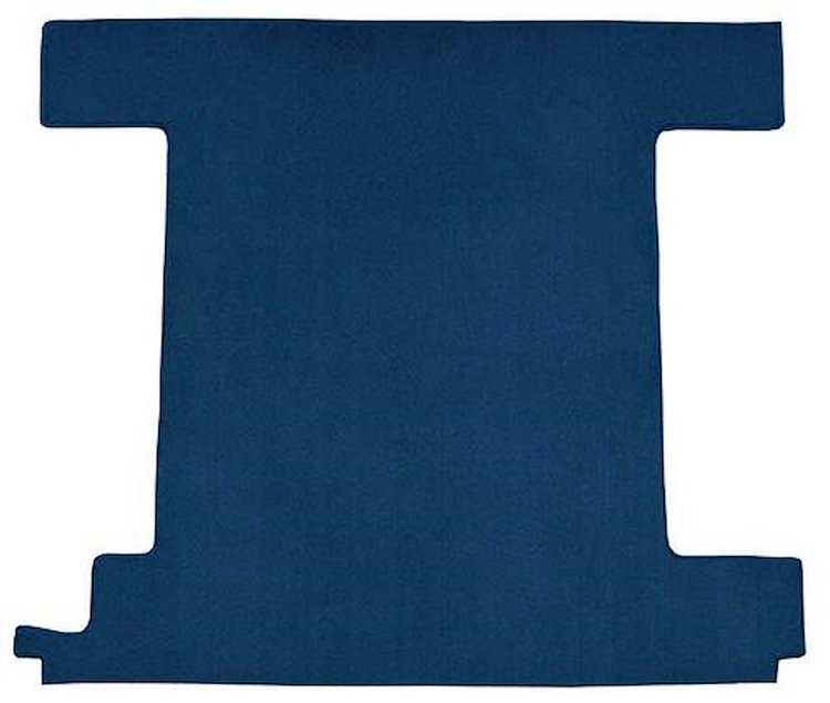 F9762308 1974-76 Ford Bronco w/ 1 Gas Tank; Back Panel; Molded; Cutpile Carpet; Kit; Blue
