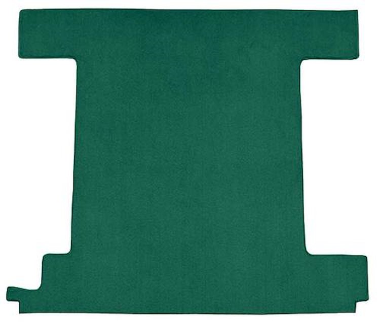 F9762314 1974-76 Ford Bronco w/ 1 Gas Tank; Back Panel; Molded; Cutpile Carpet; Kit; Light Jade Green
