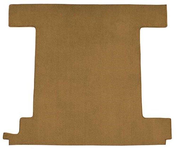 F9762337 1974-76 Ford Bronco w/ 1 Gas Tank; Back Panel; Molded; Cutpile Carpet; Kit; Buckskin