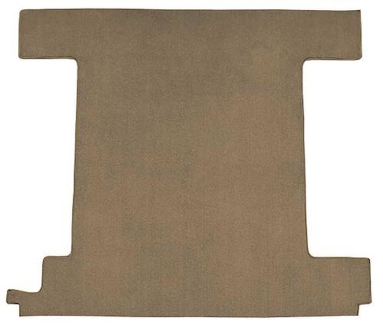 F9762344 1974-76 Ford Bronco w/ 1 Gas Tank; Back Panel; Molded; Cutpile Carpet; Kit; Sandalwood