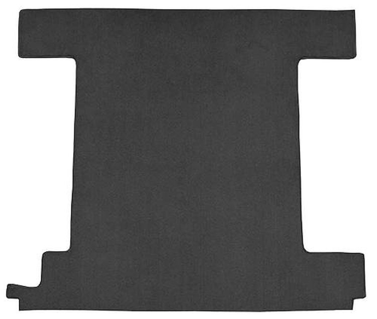 F9762357 1974-76 Ford Bronco w/ 1 Gas Tank; Back Panel; Molded; Cutpile Carpet; Kit; Charcoal