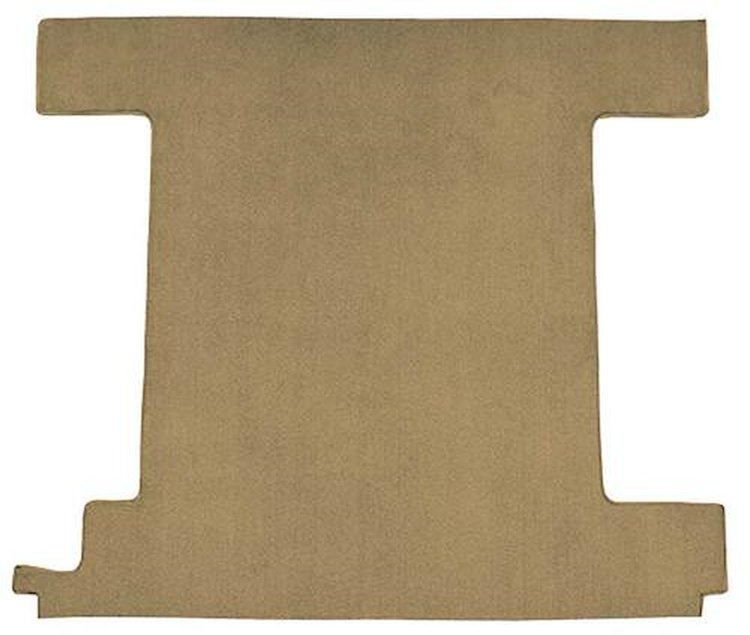 F9762369 1974-76 Ford Bronco w/ 1 Gas Tank; Back Panel; Molded; Cutpile Carpet; Kit; Medium Saddle
