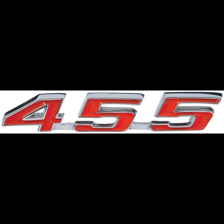 FB009A "455" Trunk Lid Emblem for 1967-69 Pontiac Firebird