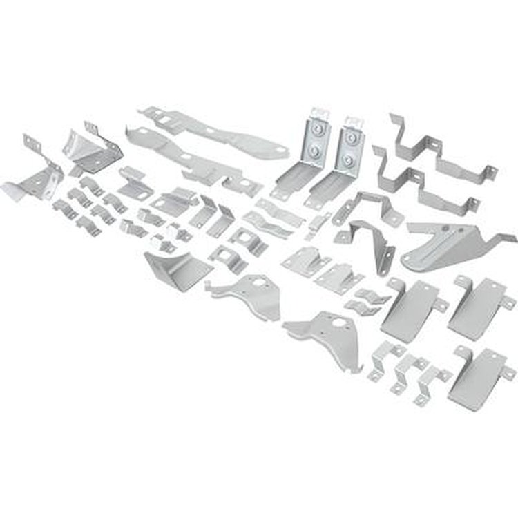 FBK6566 Body Bracket Kit 1965-66 Ford Mustang; Fastback; 43-Piece Set