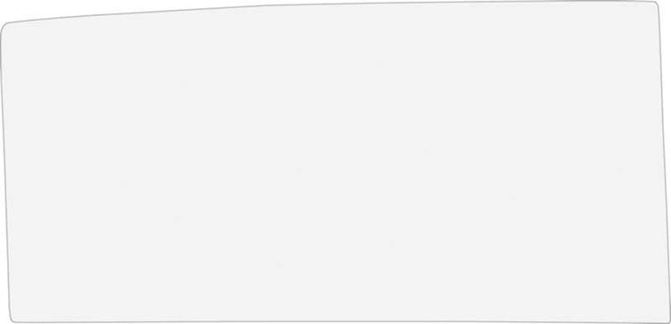 FD2235C Front Door Glass; 1959-60 Impala / Full-Size Convertible; LH/RH; Clear