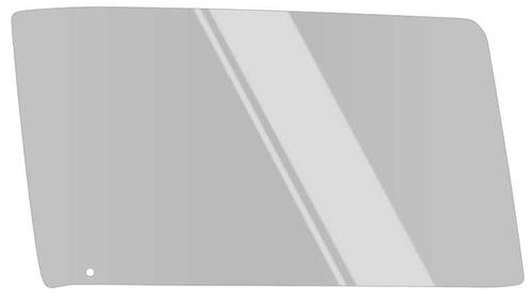 FD3815 Door Glass; 1967 Camaro / Firebird; Smoke Gray Tint; Passenger Side