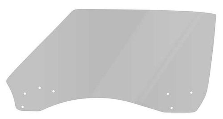 FD4038 Door Glass; 1968-69 Camaro / Firebird; LH; Smoke Gray Tint