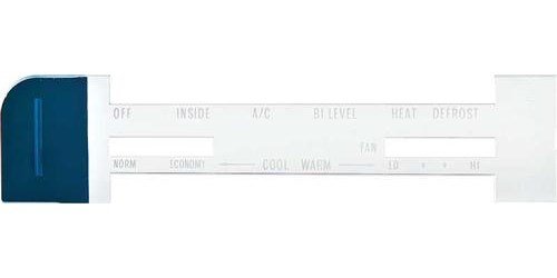 FL126 1970-75 Firebird, Trans Am; Heater Control Lens; with Air Conditioning